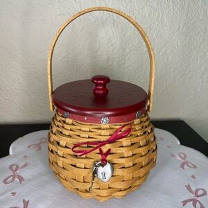 Longaberger Pasadena Tournament of Roses Basket & Let Me Call You Sweetheart Lid